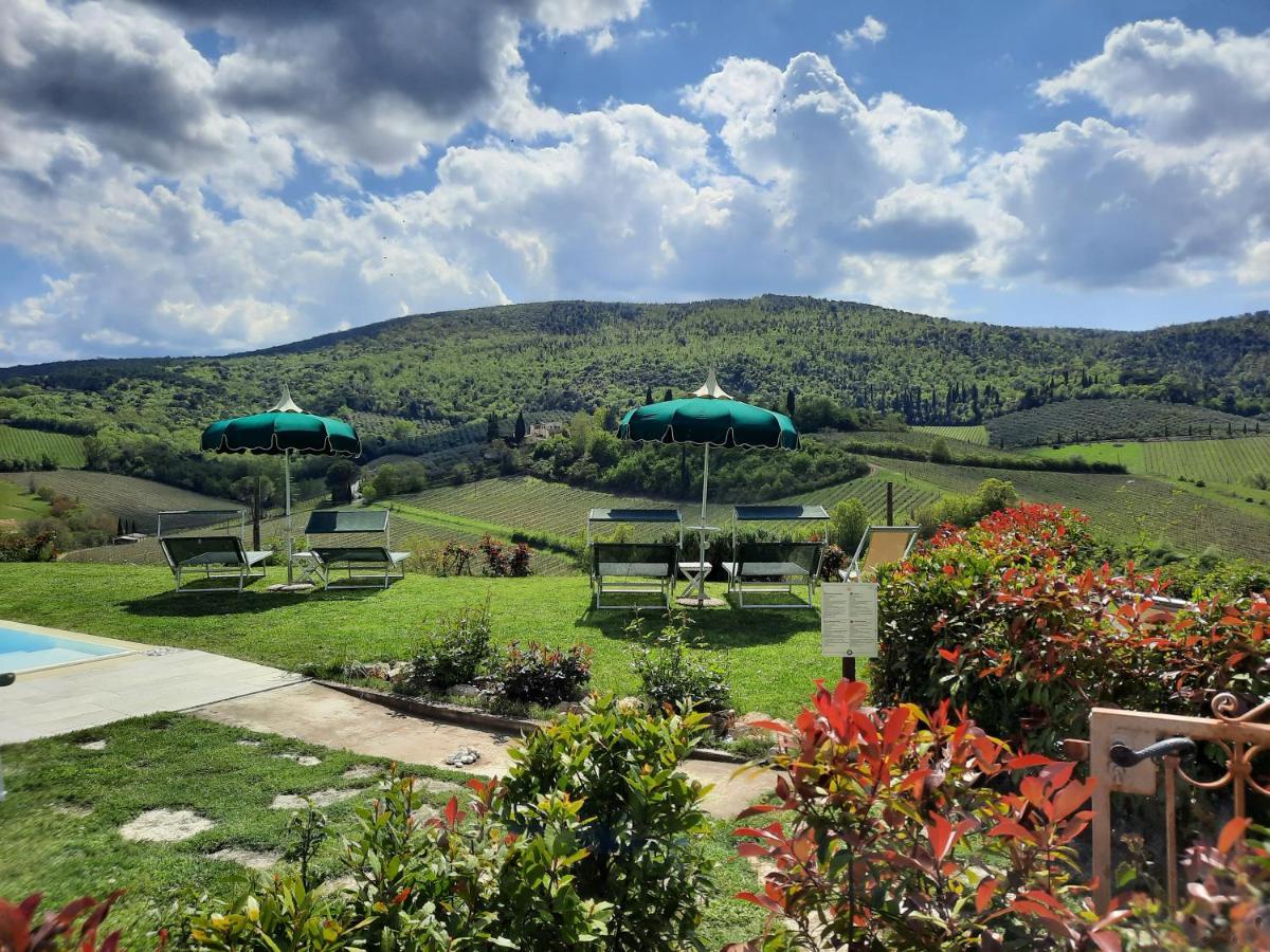 Villa Del Sole San Gimignano Bagian luar foto
