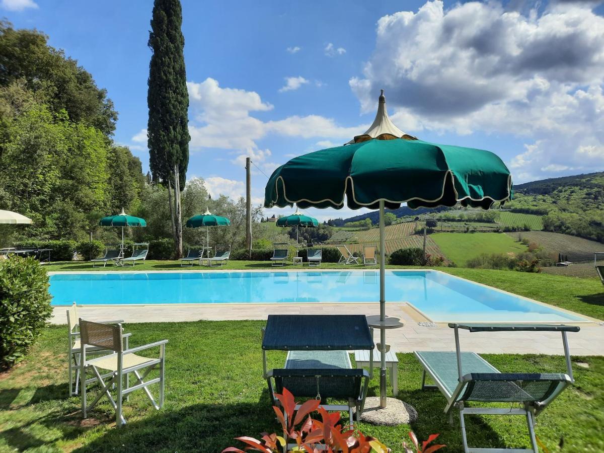 Villa Del Sole San Gimignano Bagian luar foto