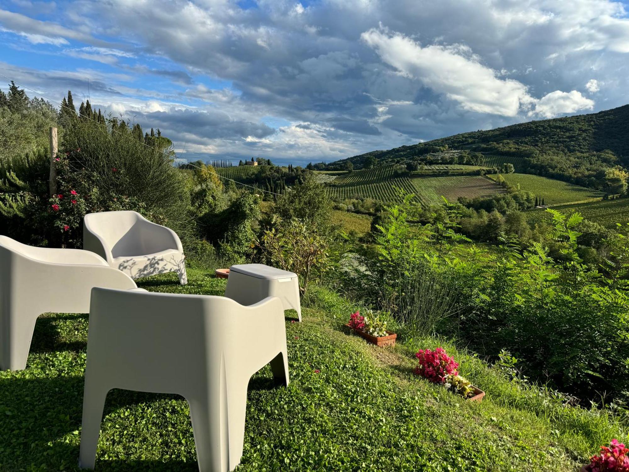 Villa Del Sole San Gimignano Bagian luar foto