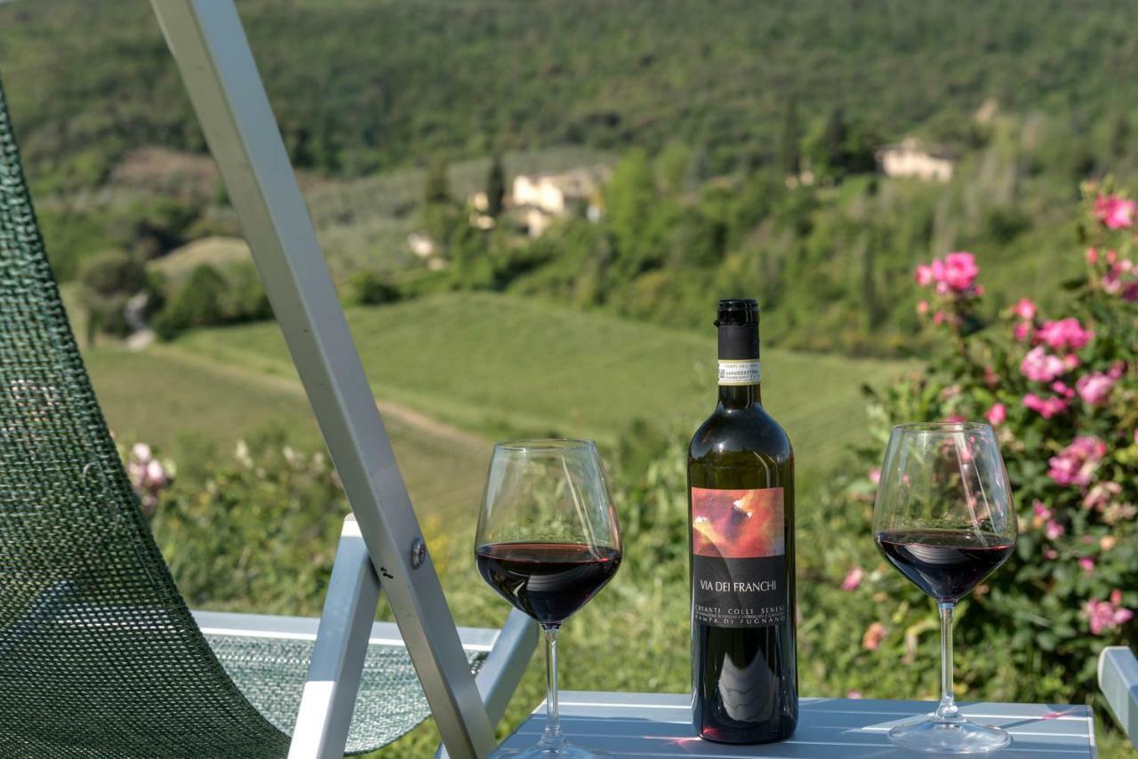 Villa Del Sole San Gimignano Bagian luar foto
