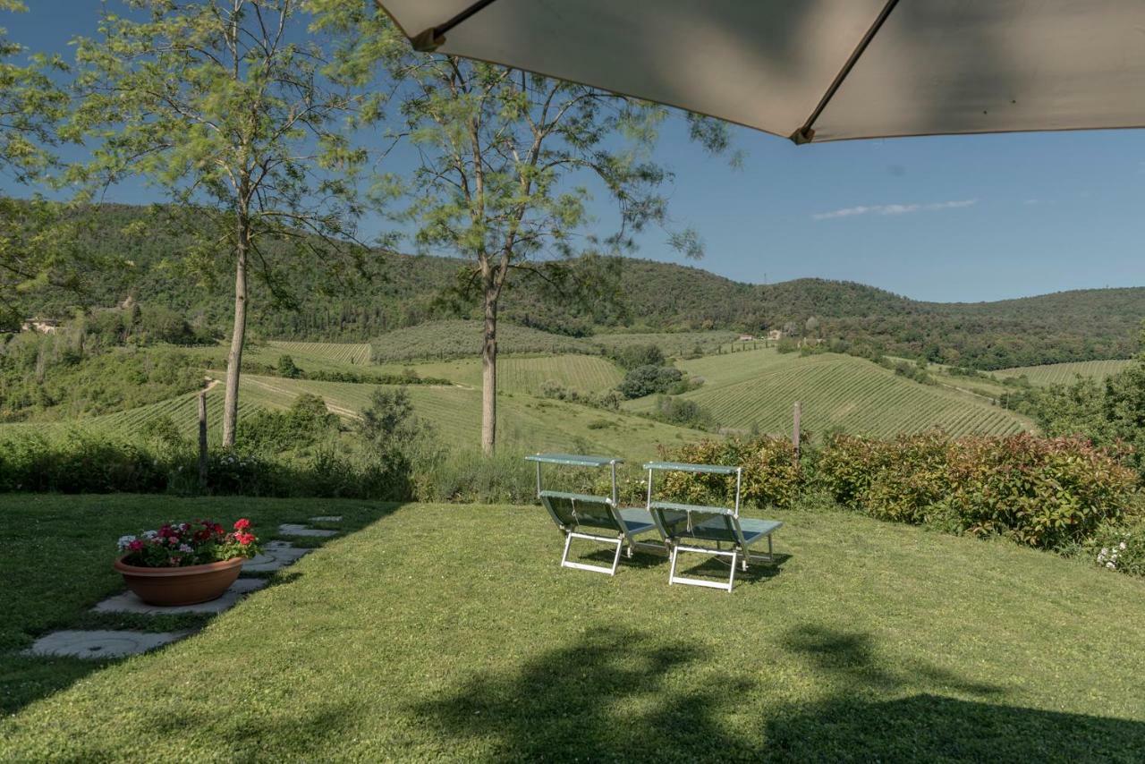 Villa Del Sole San Gimignano Bagian luar foto