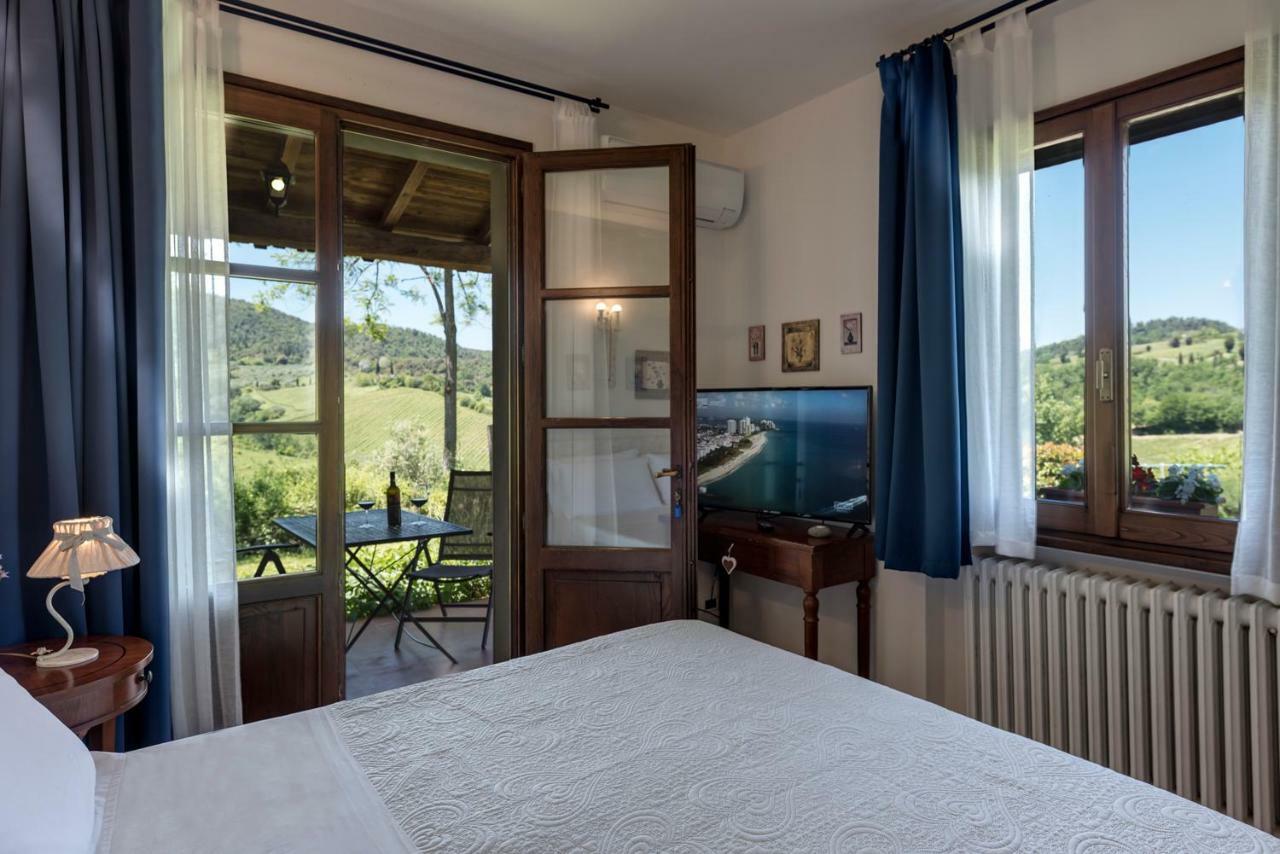Villa Del Sole San Gimignano Bagian luar foto
